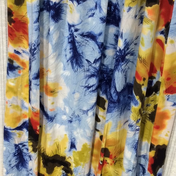 Calvin Klein Big Floral Maxi Sun Dress- Size 10 - Picture 12 of 12